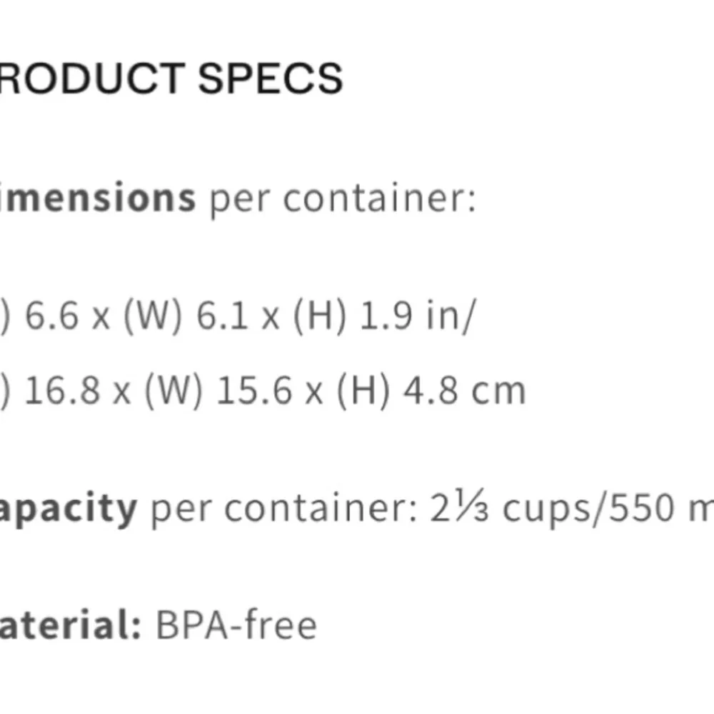 Tupperware Eco + Lunchit containers, set of 2 - bento style - Picture 6 of 6